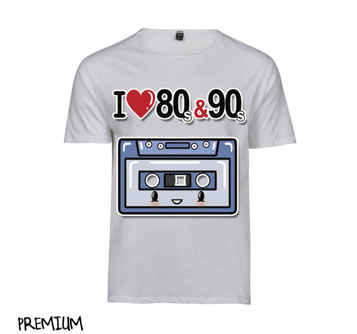 T-shirt Donna I LOVE 80/90 MUSICASSETTA ( M44400874 ) - Gufetto Brand 