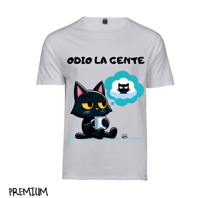 T-shirt Donna GATTO ODIO ( GO88356987 ) - Gufetto Brand 