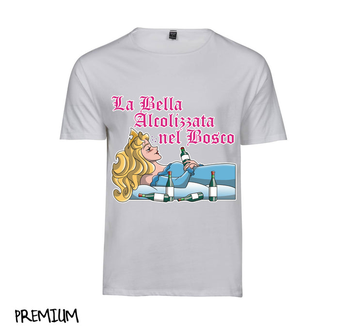 T-shirt Donna LA BELLA ALCOLIZZATA ( AL670423091 ) - Gufetto Brand 