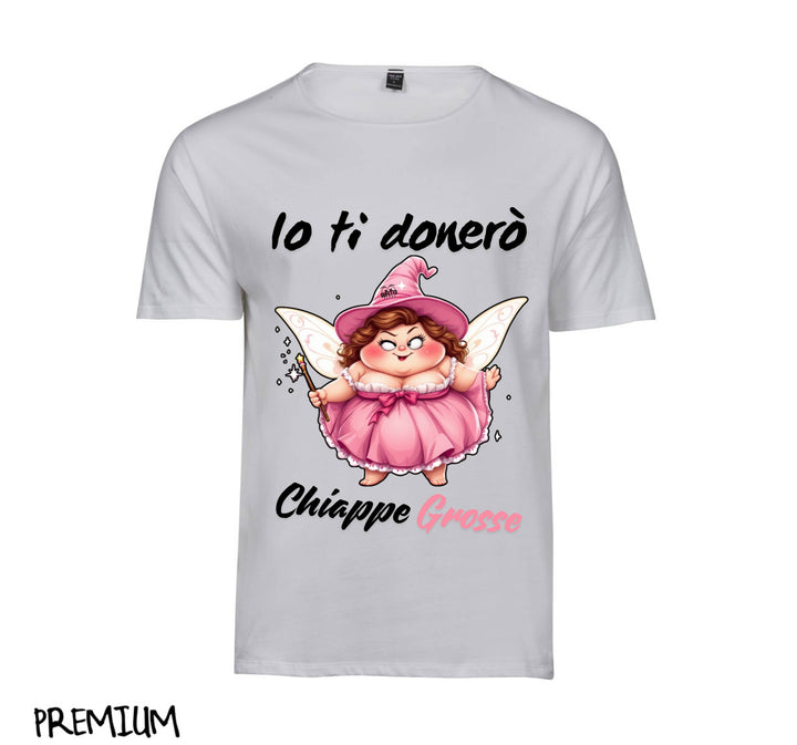 T-shirt Uomo Le Fatine Ignoranti CHIAPPE GROSSE ( CG7098452 )