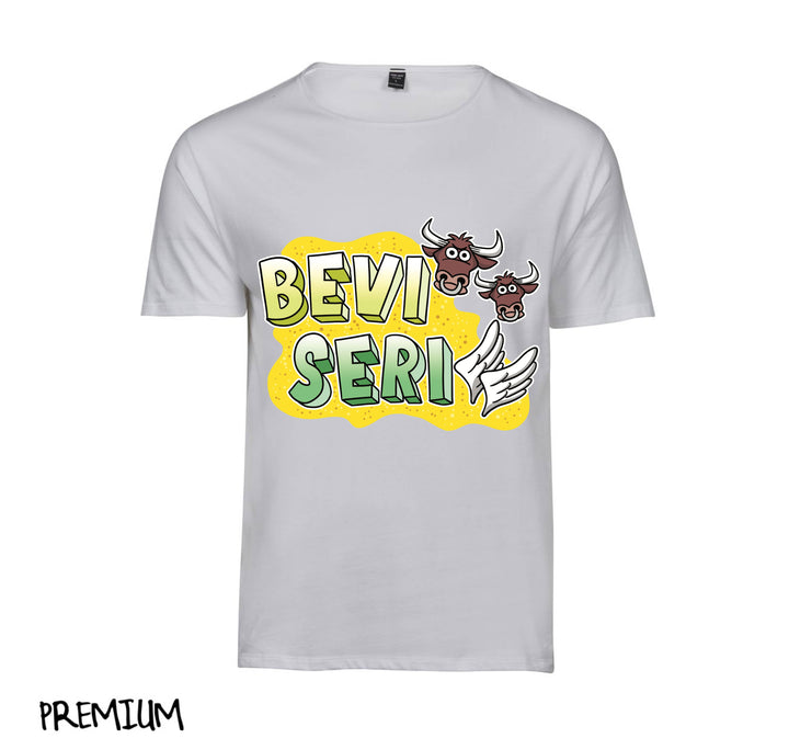 T-shirt Donna REBUS BEVITORI SERIALI ( BS82563258 ) - Gufetto Brand 