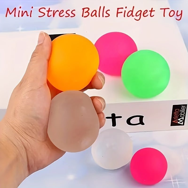 Kaisijia Toy 2pcs Maltose Stress Balls - Mixed Color, Squeeze Toys for Relaxation and, Soft Squishy Rubber for Adults 14+, Novelty Office Slow Rebound Gag Toy