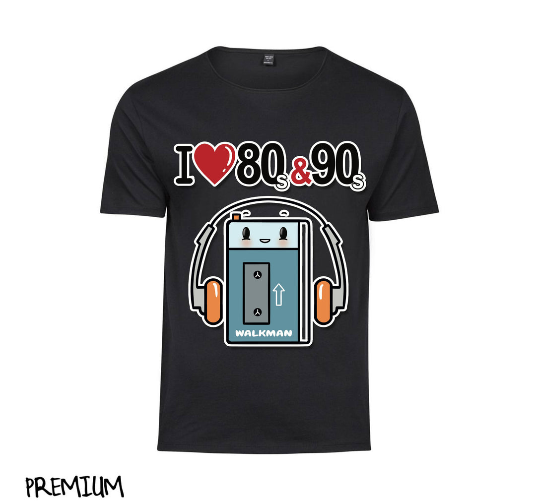 T-shirt Donna I LOVE 80/90 WALKMAN ( WA8054362 ) - Gufetto Brand 