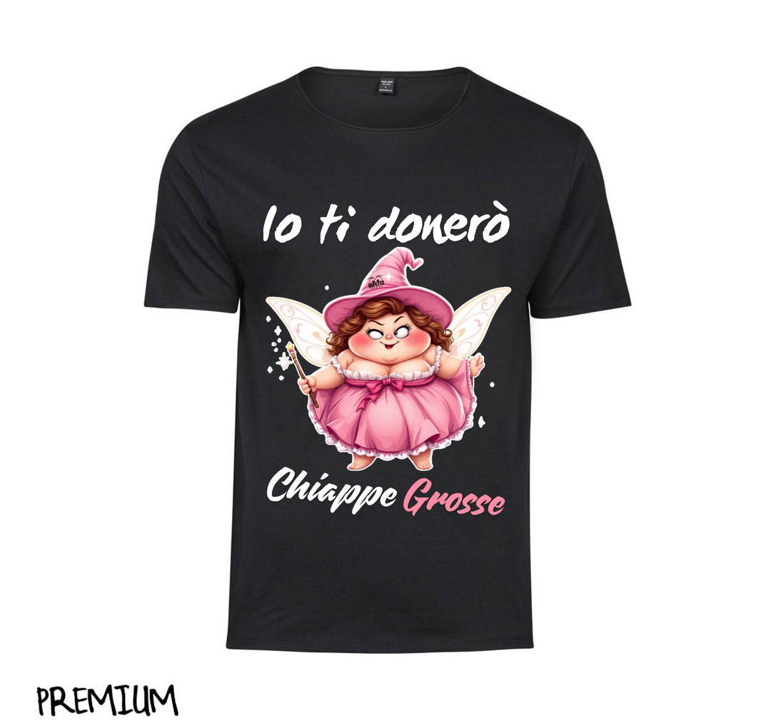 T-shirt Uomo Le Fatine Ignoranti CHIAPPE GROSSE ( CG7098452 )