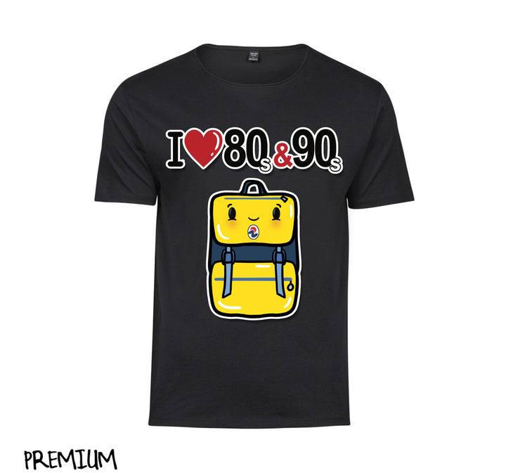 T-shirt Uomo I LOVE 80/90 ZAINO ( ZA89056478 ) - Gufetto Brand 