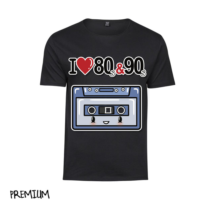 T-shirt Donna I LOVE 80/90 MUSICASSETTA ( M44400874 ) - Gufetto Brand 