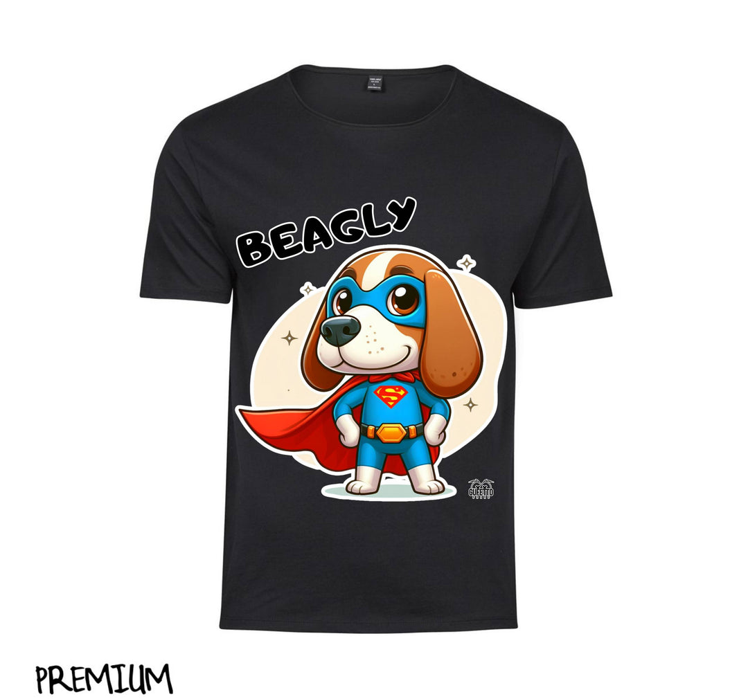 T-shirt Donna BEAGLY SUPER EROE ( BE2385746985 ) - Gufetto Brand 