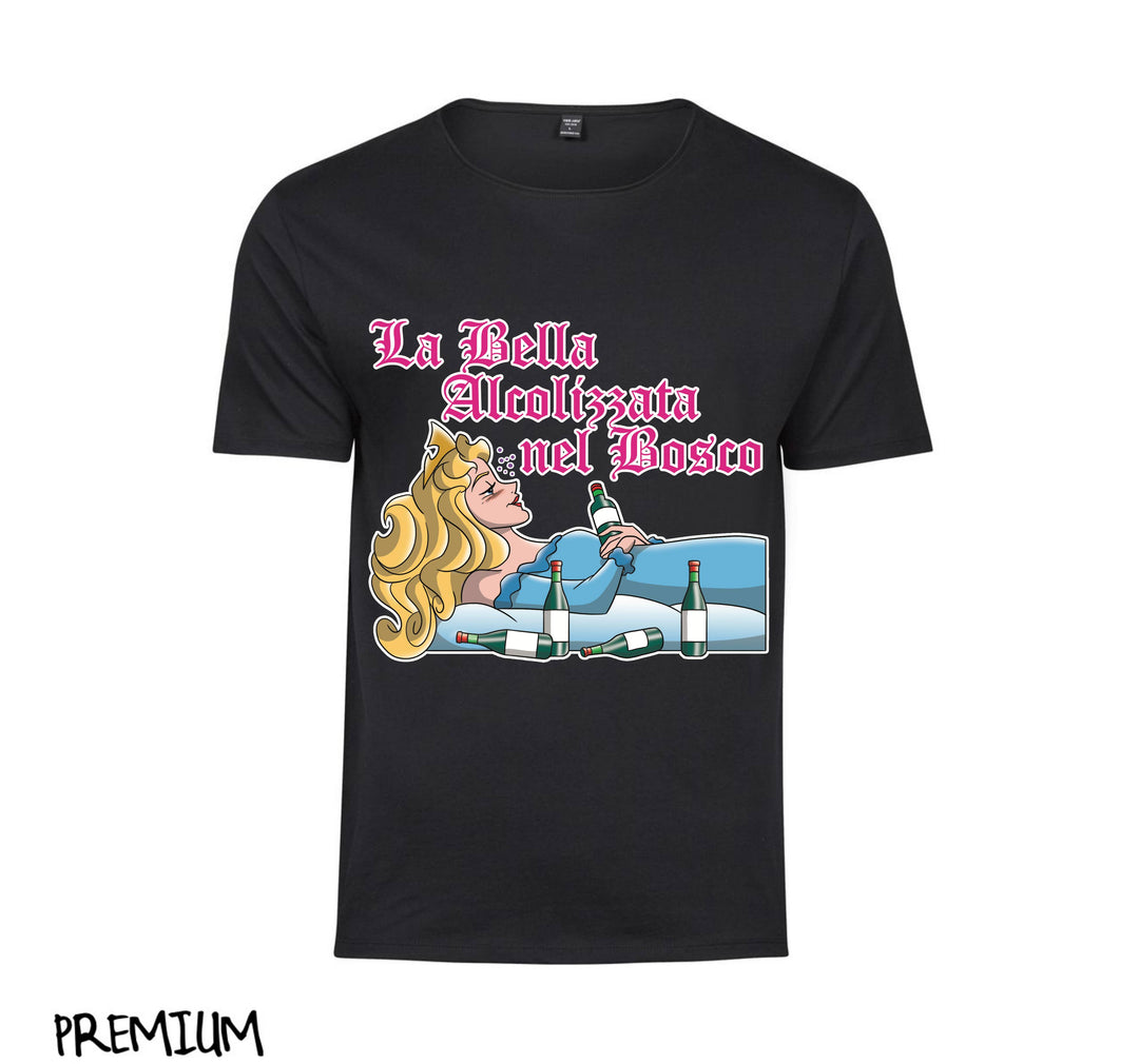 T-shirt Donna LA BELLA ALCOLIZZATA ( AL670423091 ) - Gufetto Brand 