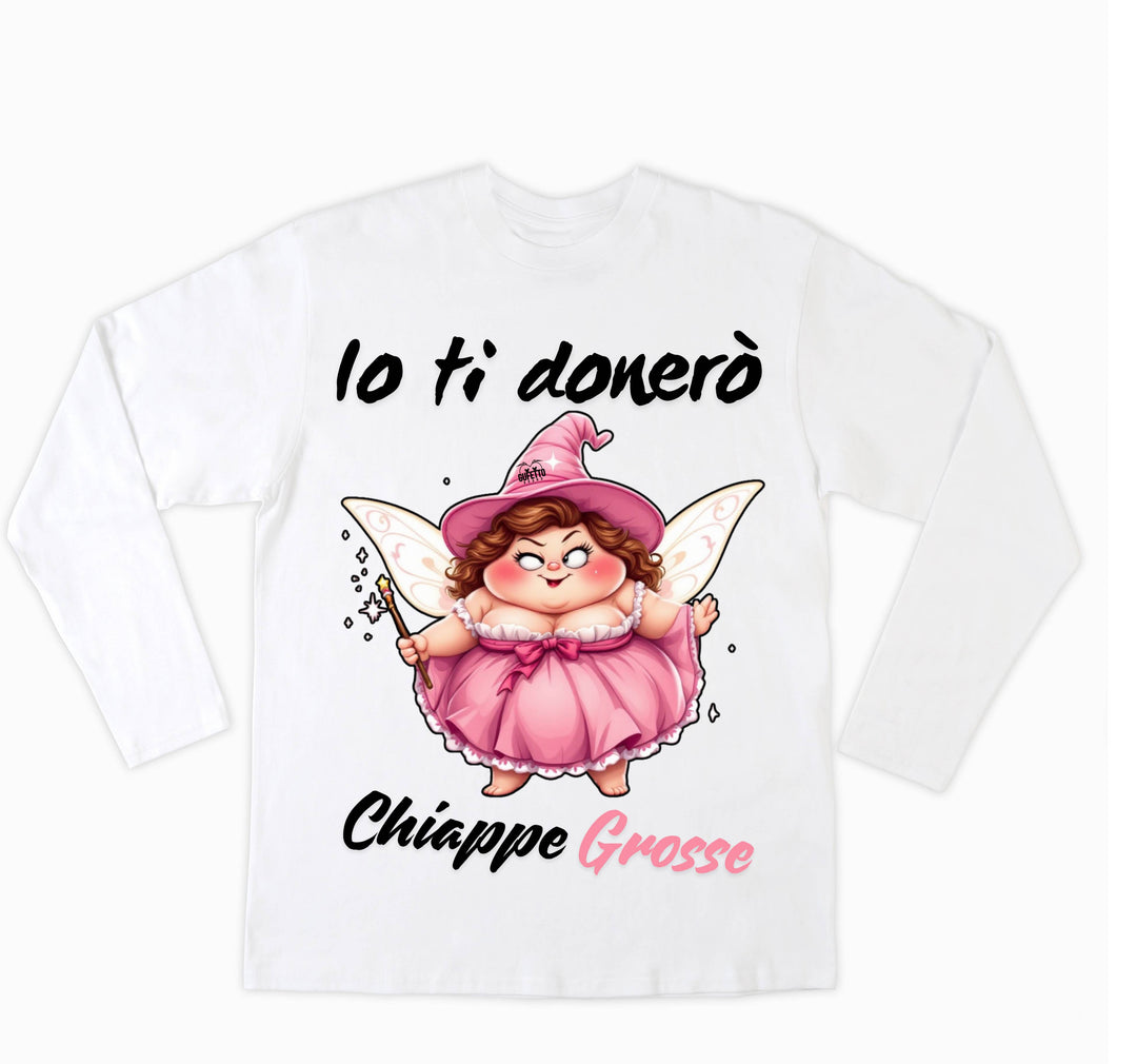 T-shirt Uomo Le Fatine Ignoranti CHIAPPE GROSSE ( CG7098452 )