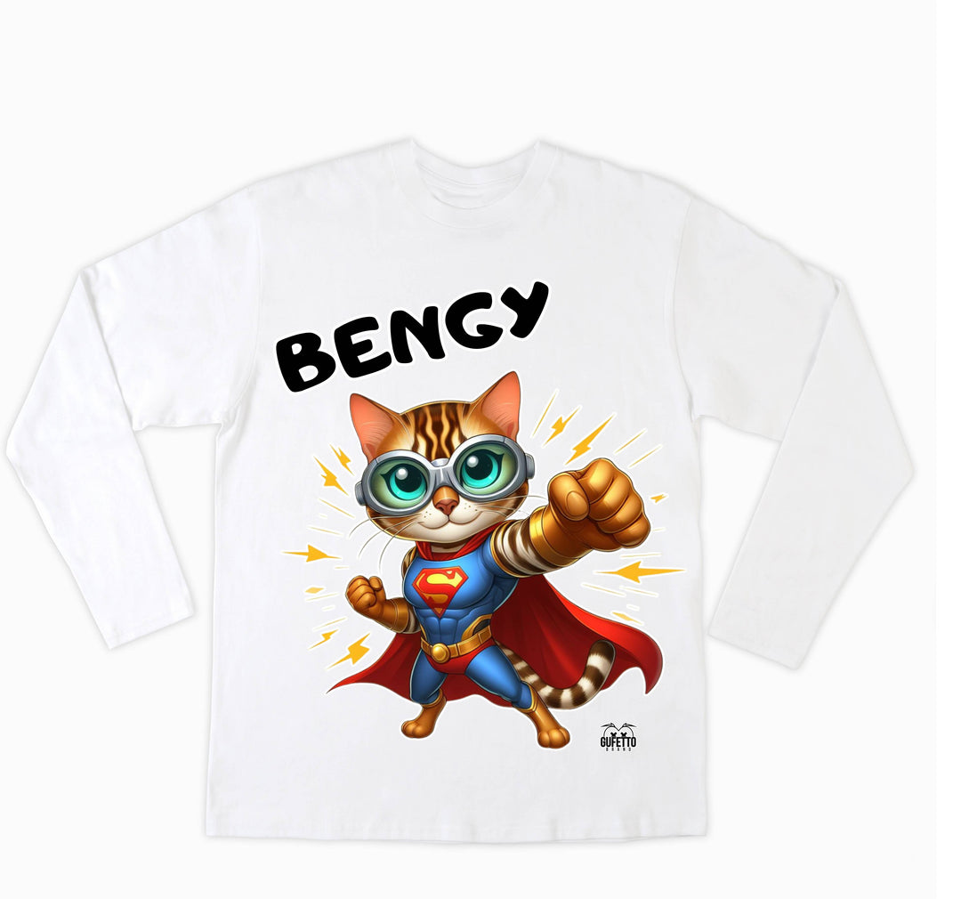 T-shirt Donna BENGY SUPER EROE BENGALA ( BE85236589 ) - Gufetto Brand 