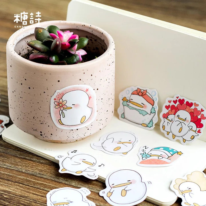 45 Pcs/lot Cute Little Duck Mini Sticker Decoration DIY Scrapbooking Sticker Stationery Kawaii Diary Label Stickers - Gufetto Brand 