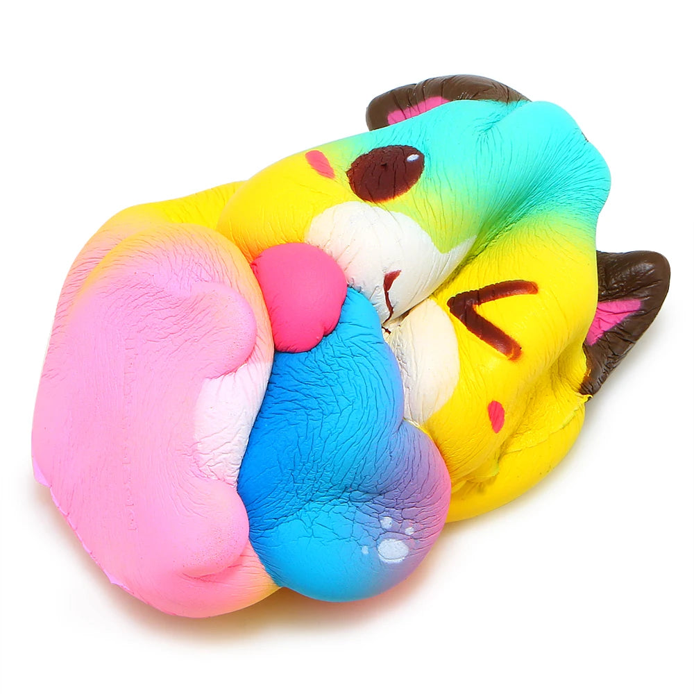 Kawaii Cat Squishies Jumbo Squeeze Squishy Adorable Aniaml Slow Rising Squeeze Scented AntiStress Relief toy for children