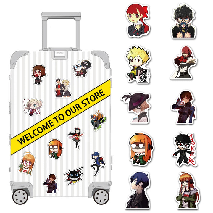 100PCS/Pack Game series PERSONA Stickers DIY Mobile Phone Case Suitcase Skateboard Graffiti Stickers Children's Toys - Gufetto Brand 