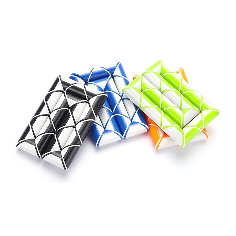 Magic Rule Snake Folding 3D Puzzle Fidget Toy 24 Segments Transformable Ruler Antistress Cube Educational Game for Kid Adult