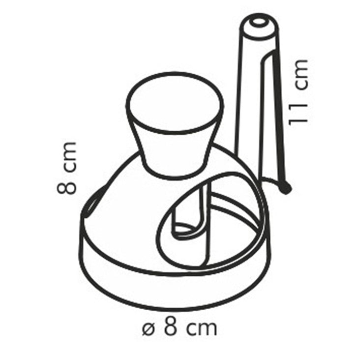 Creativo fai da te stampo per ciambelle strumenti per decorare torte dessert in plastica taglierina per pane forniture per la cottura utensili da cucina - Gufetto Brand 