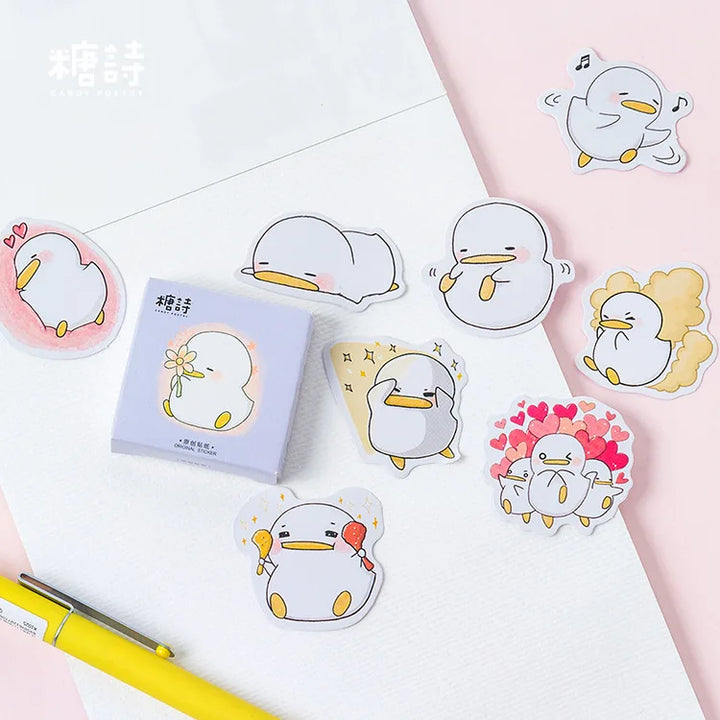 45 Pcs/lot Cute Little Duck Mini Sticker Decoration DIY Scrapbooking Sticker Stationery Kawaii Diary Label Stickers - Gufetto Brand 