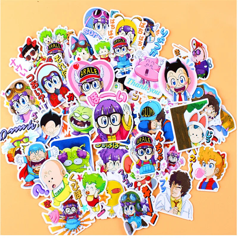 39pcs Kawaii Creative Cute Self-made Dr. Slump/Alrale Girl Scrapbooking Stickers /decorative Sticker /DIY Craft Photo Albums - Gufetto Brand 