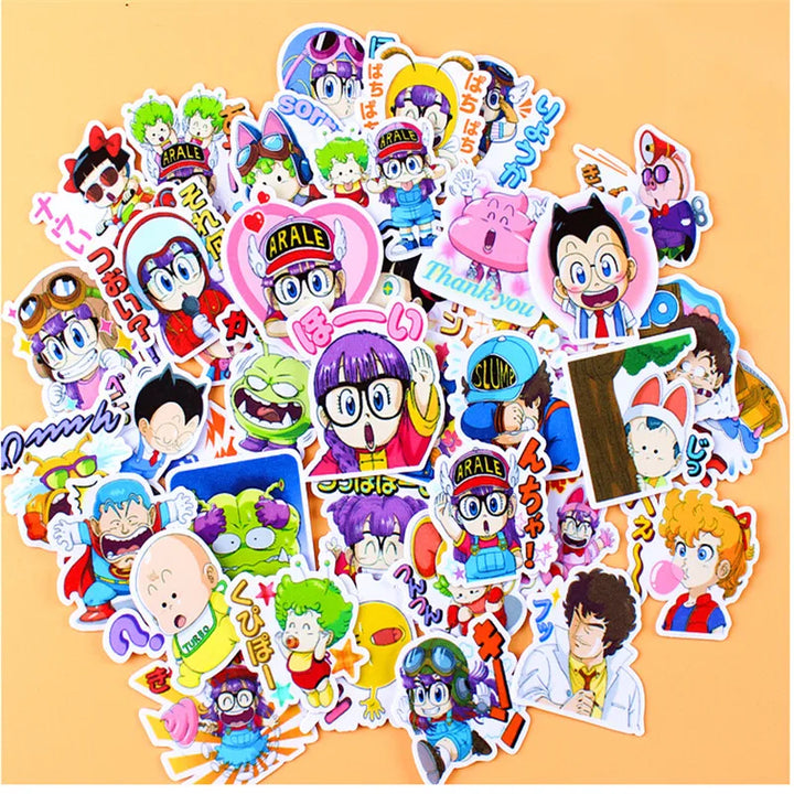 39pcs Kawaii Creative Cute Self-made Dr. Slump/Alrale Girl Scrapbooking Stickers /decorative Sticker /DIY Craft Photo Albums - Gufetto Brand 