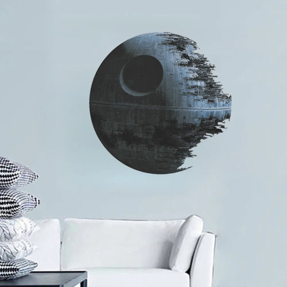 ultimately weapon Death Star Star War wall stickers movie fans home decor kids wall decal mural art cartoon adesivo de parede - Gufetto Brand 