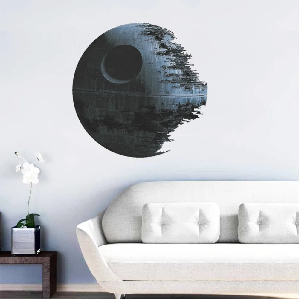 ultimately weapon Death Star Star War wall stickers movie fans home decor kids wall decal mural art cartoon adesivo de parede - Gufetto Brand 