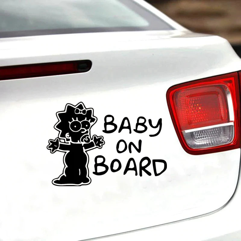 15*21cm Baby on Board funny car sticker vinyl decal car auto stickers for car bumper window - Gufetto Brand 