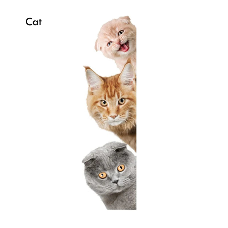 Funny 3D Cat Dog Door Wall Sticker For Kids Room Bedroom Home Decor Background Art Decals Room Decorations Cute Animals Stickers - Gufetto Brand 