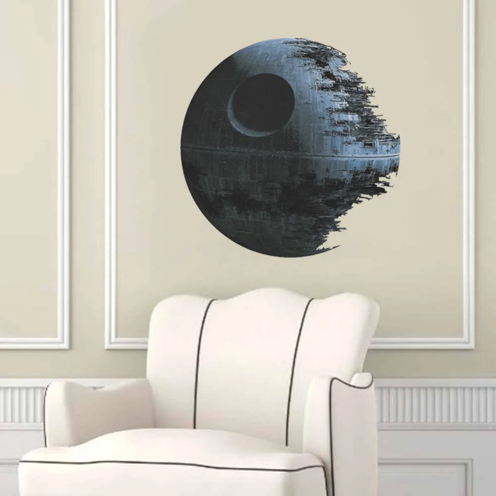 ultimately weapon Death Star Star War wall stickers movie fans home decor kids wall decal mural art cartoon adesivo de parede - Gufetto Brand 