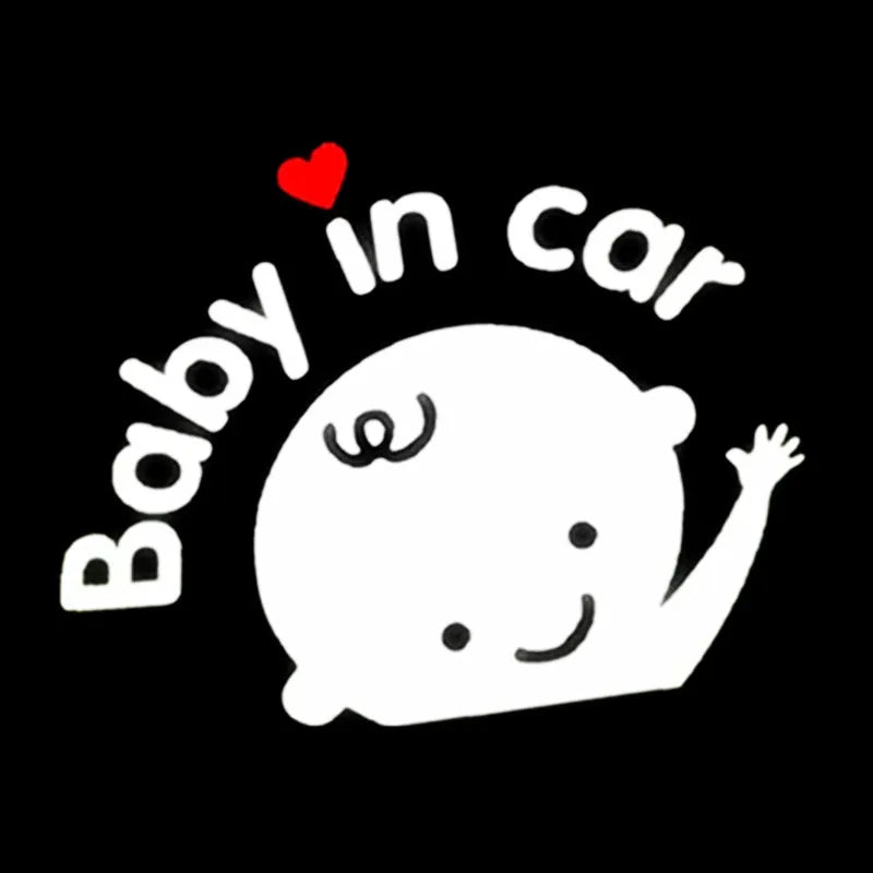 Cartoon Car Sticker Boy Girl Baby in Car on Board Cars Acessories Decoration Auto Stickers - Gufetto Brand 