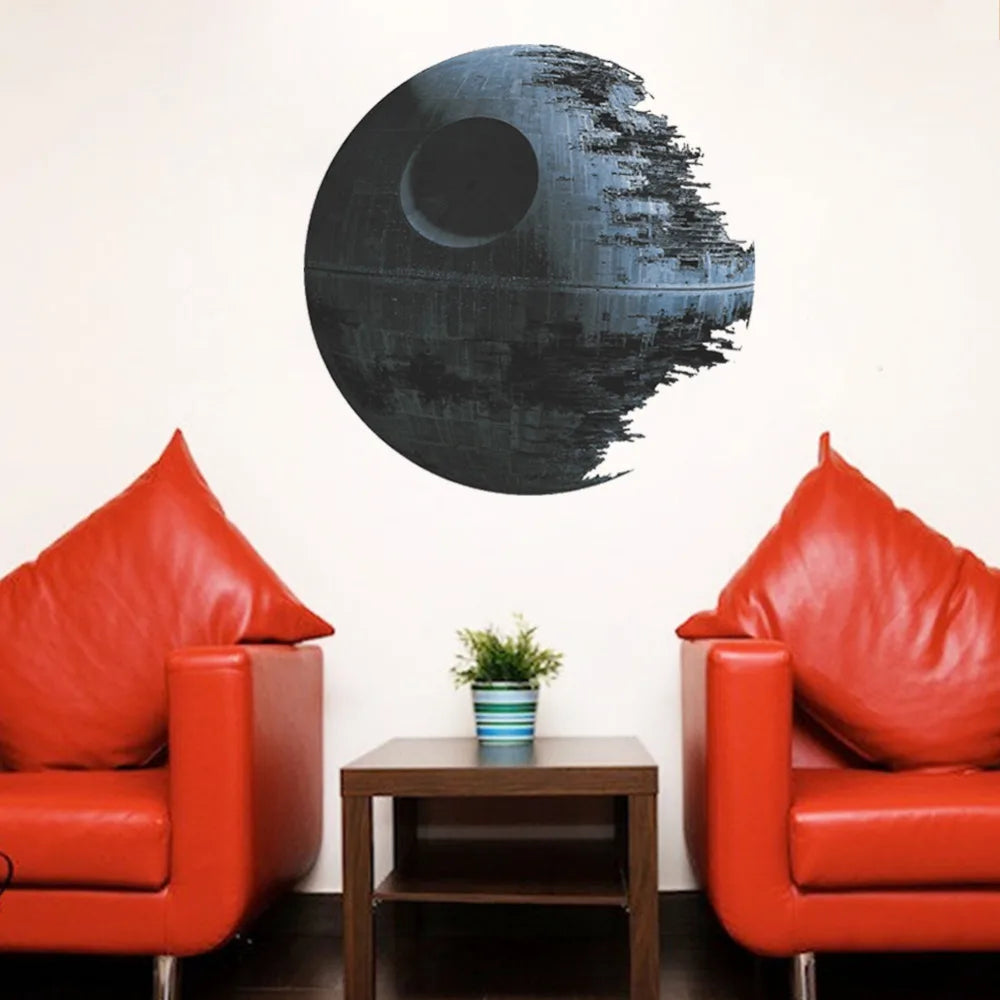 ultimately weapon Death Star Star War wall stickers movie fans home decor kids wall decal mural art cartoon adesivo de parede - Gufetto Brand 