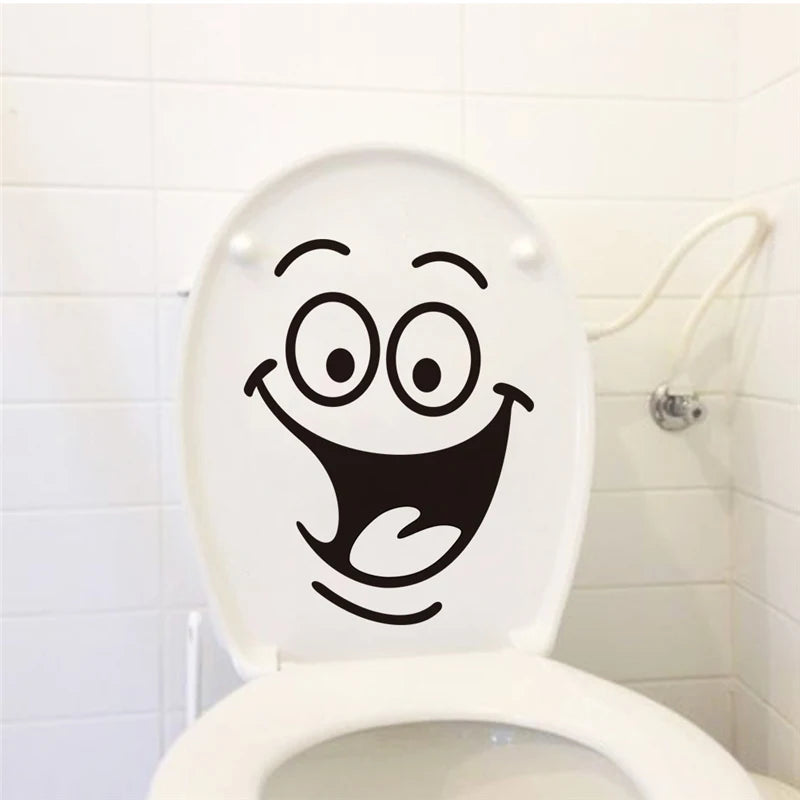 Funny Toilet Sign Stickers Bathroom Decoration Home Decals Art Waterproof Creative Wall Vinyl Posters - Gufetto Brand 