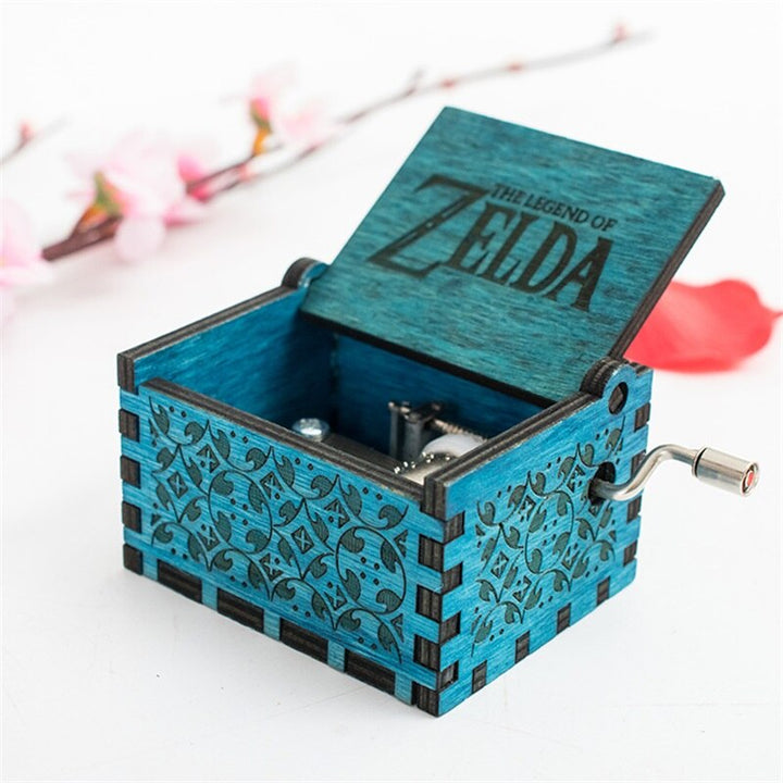 Tema Game Link Inciso a mano Carillon in legno Artigianato Cosplay - Gufetto Brand 