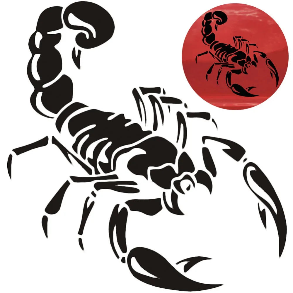 Car-styling 1 Piece 30cm Cute 3D Scorpion Car Stickers car styling vinyl decal sticker for Cars Acessories Decoration QC29 - Gufetto Brand 