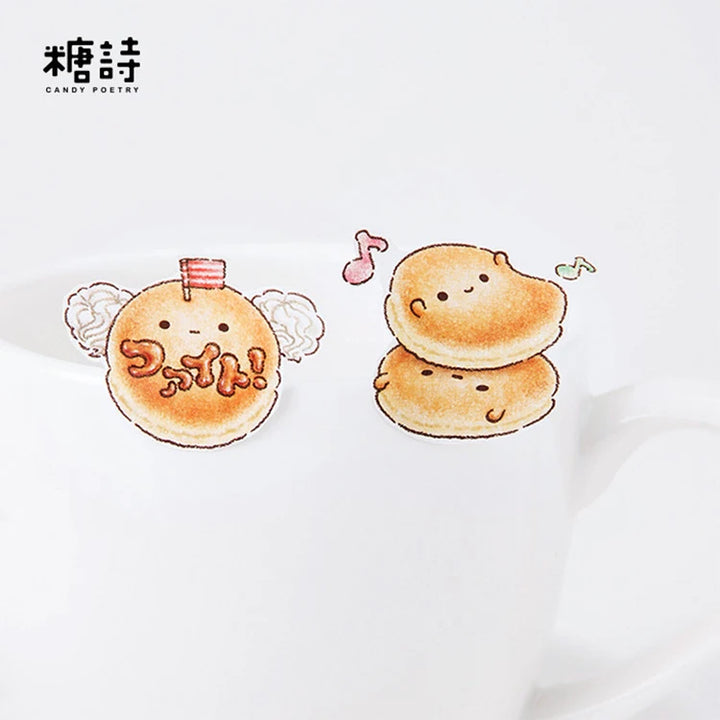 45 Pcs/lot Bread Sticker Decoration DIY Scrapbooking Sticker Stationery Kawaii Handbook Notes Decorative Stickers - Gufetto Brand 