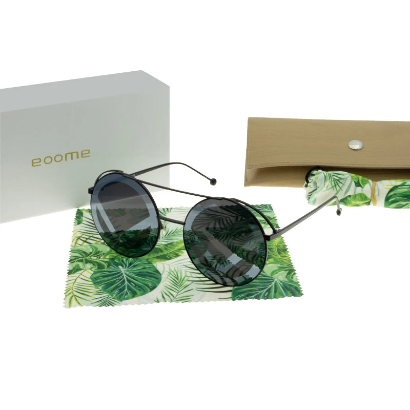 Eoome Design 2020 Oversize Round Shape Sun Glasses Luxury Women Lunette De Luxe Femme Cолнцезащитные Oчки Occhiali Da Sole Donna - Gufetto Brand 