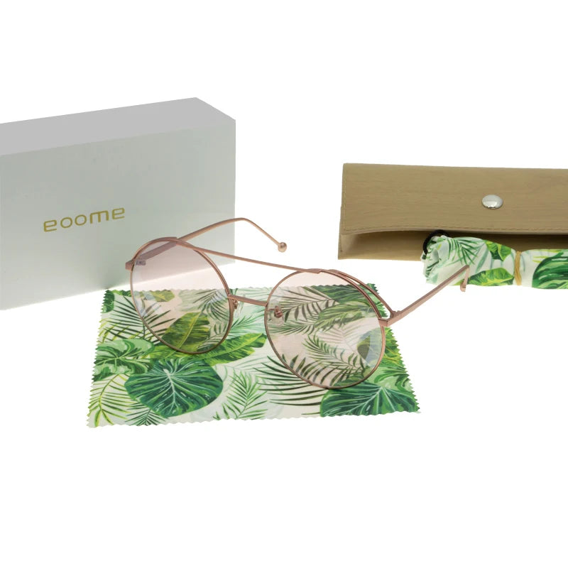 Eoome Design 2020 Oversize Round Shape Sun Glasses Luxury Women Lunette De Luxe Femme Cолнцезащитные Oчки Occhiali Da Sole Donna - Gufetto Brand 