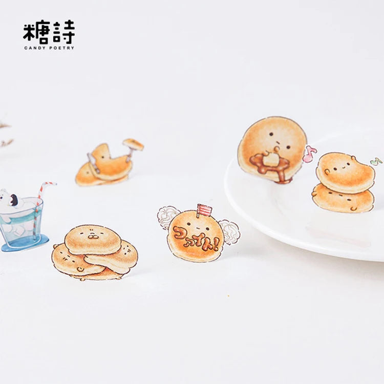 45 Pcs/lot Bread Sticker Decoration DIY Scrapbooking Sticker Stationery Kawaii Handbook Notes Decorative Stickers - Gufetto Brand 