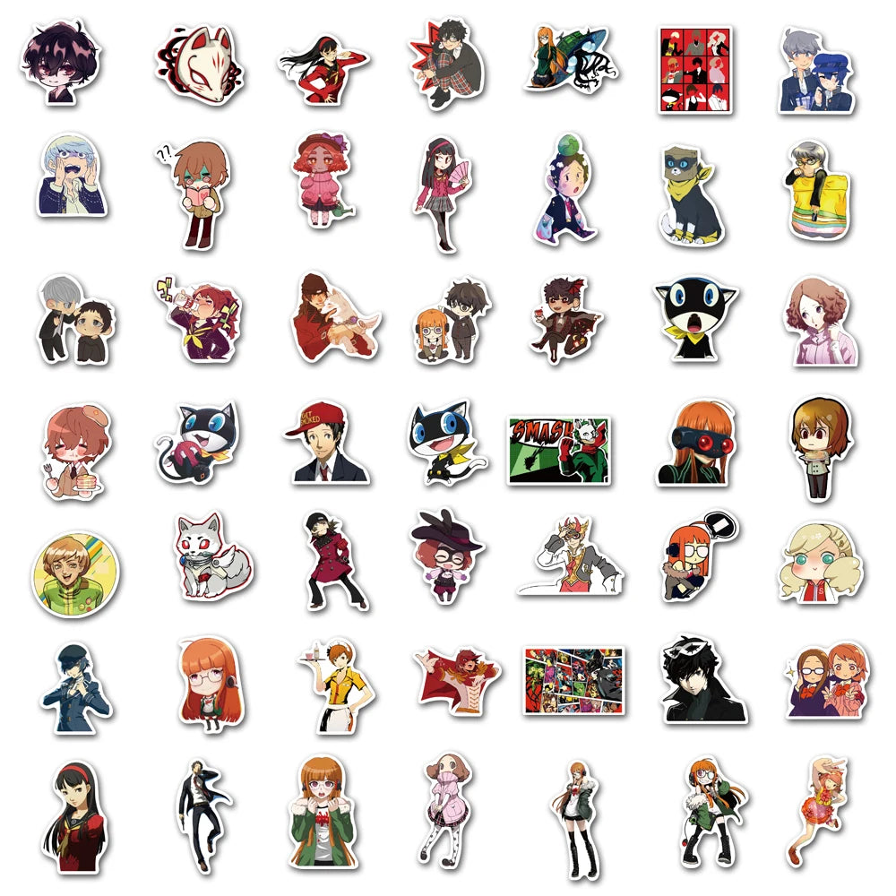 100PCS/Pack Game series PERSONA Stickers DIY Mobile Phone Case Suitcase Skateboard Graffiti Stickers Children's Toys - Gufetto Brand 