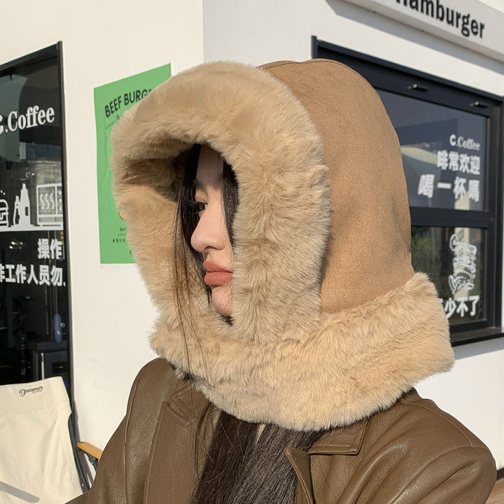 Cappello di peluche carino femmina addensato caldo - Gufetto Brand 