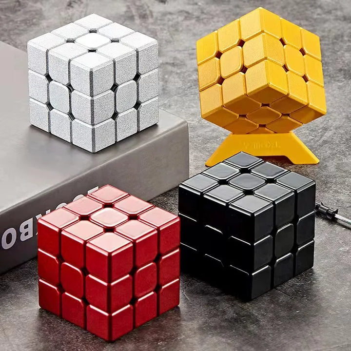 3X3 Alloy Decompression Magic Cube Metal Unlimited Speed Game Cube Puzzle Cubo Magico Fidget Toys Antistress Kids Toys