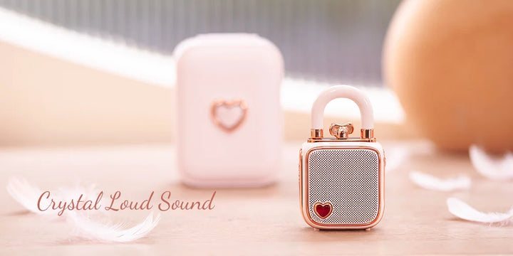 Divoom LoveLock Mini Retro White Noise Sleep Aid Wireless Bluetooth Speaker Portable Bedroom 스피커 רמקול נייד bluetooth עוצמתי