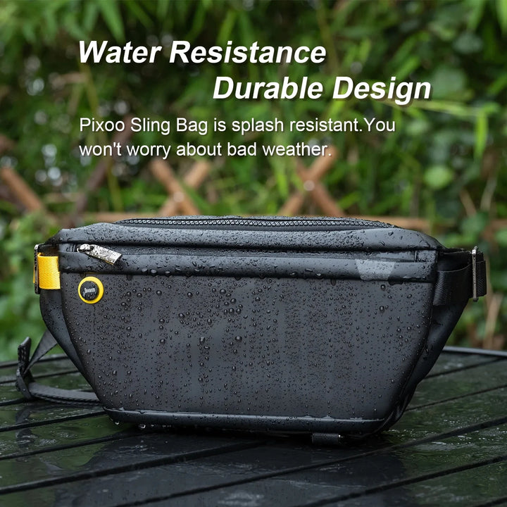 Divoom sling bag pixel crossbody bag Chest Bag Waterproof shoulder waist pack Commuter function bag Motorcycle led backpack