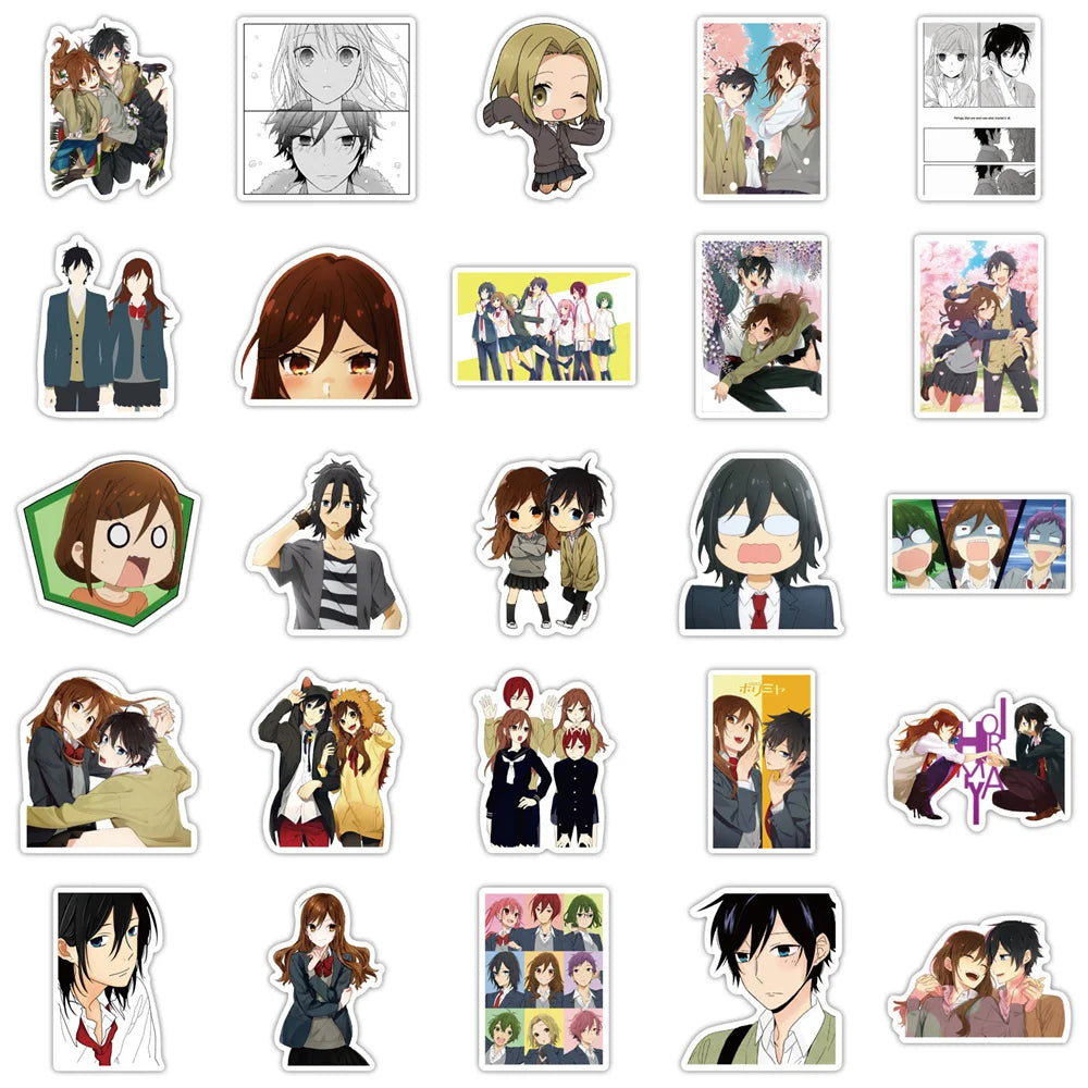 10/30/50PCS Japanese Love Anime Horimiya Character Sticker For Luggage Laptop IPad Gift Journal Waterproof Sticker Wholesale - Gufetto Brand 