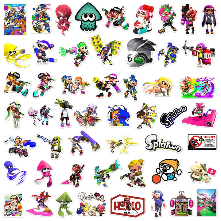 10/30/50PCS Cool Splatoon Game Anime Stickers DIY Phone Motorcycle Laptop Suitcase Cool Fashion Graffiti Sticker Kid Toy Gift - Gufetto Brand 