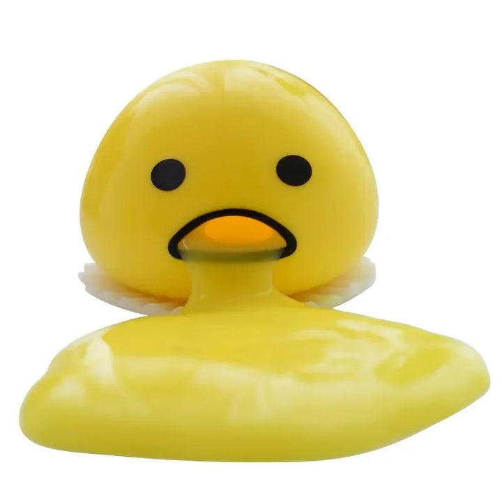 Puking Egg Yolk Stress Ball with Yellow Goop Relieve Stress Toy Funny Squeeze Tricky AntiStress Disgusting Egg Toy Kids Gift