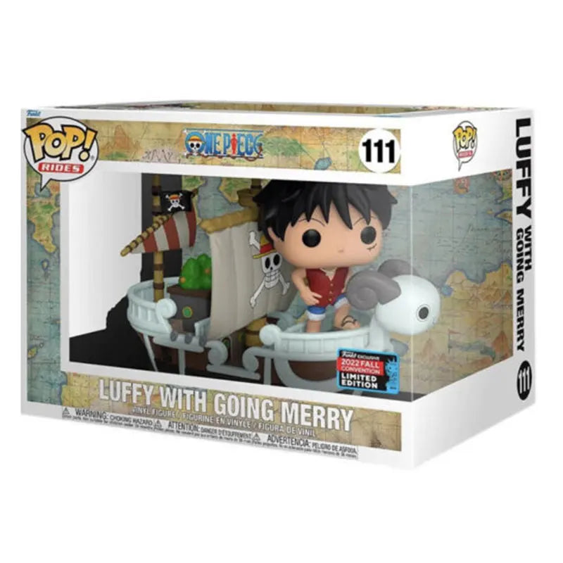 Funko Pop Jointly One Piece Monkey D Luffy Sunshine And Merry  Large Box Scene Limited Handmade Luffy One Piece Anime Figure