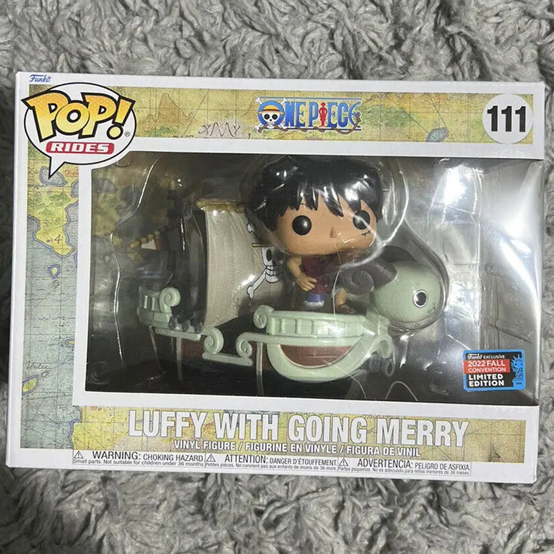 Funko Pop Jointly One Piece Monkey D Luffy Sunshine And Merry  Large Box Scene Limited Handmade Luffy One Piece Anime Figure