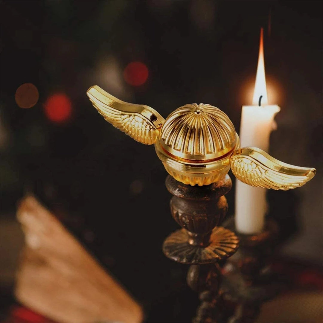 Golden Snitch Cupid Fidget Spinner Antistress Hand Rotation Fidget Toys Angel Wings Hand Spinner Metal Toys For Kids Gift