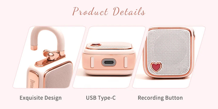 Divoom LoveLock Mini Retro White Noise Sleep Aid Wireless Bluetooth Speaker Portable Bedroom 스피커 רמקול נייד bluetooth עוצמתי