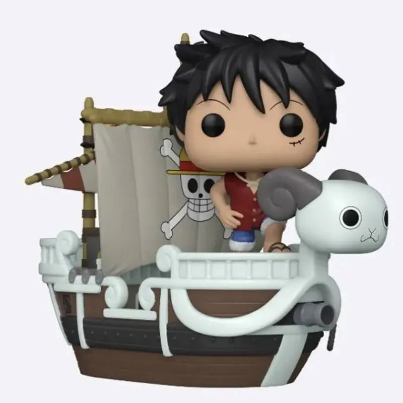 Funko Pop Jointly One Piece Monkey D Luffy Sunshine And Merry  Large Box Scene Limited Handmade Luffy One Piece Anime Figure