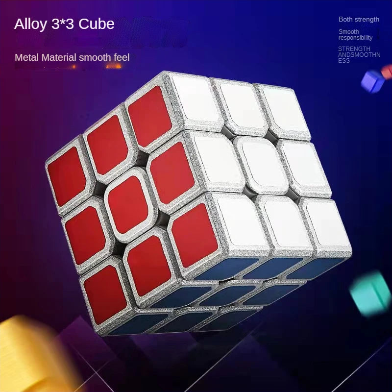 3X3 Alloy Decompression Magic Cube Metal Unlimited Speed Game Cube Puzzle Cubo Magico Fidget Toys Antistress Kids Toys